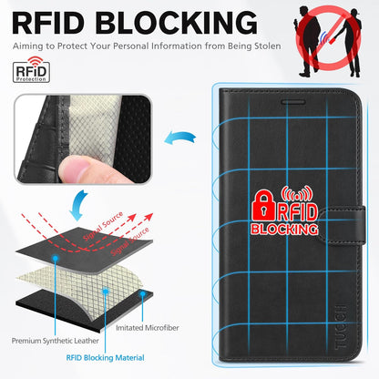 Wallet Case for Iphone 11 (6.1") 2019, 3 Card Holders, Black | RFID Blocking, Viewing Stand, Shockproof TPU Shell, PU Leather, Magnetic Closure, Protective Folio Flip Cover
